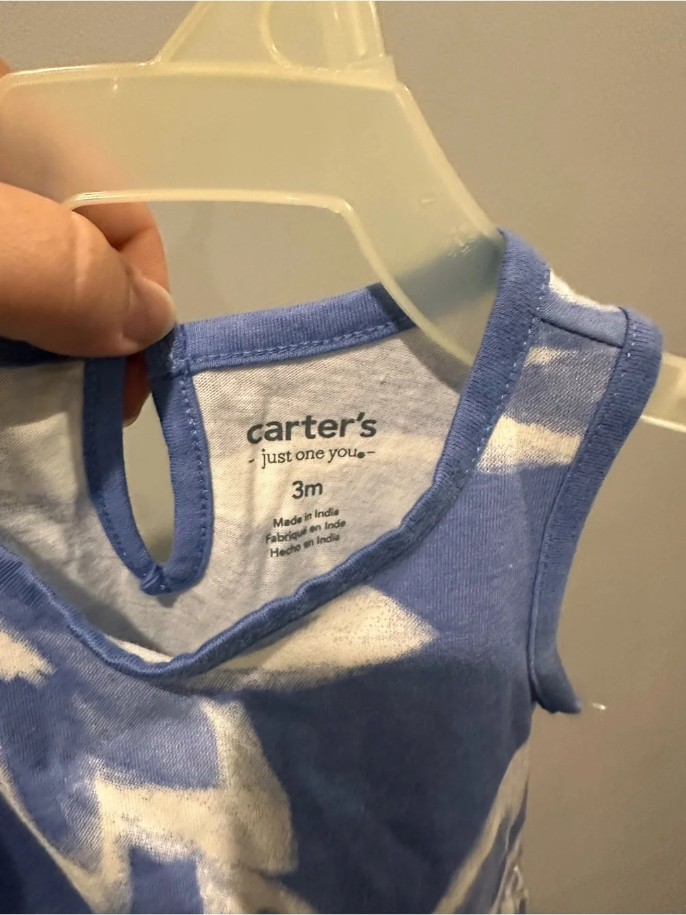 Carters soft blue